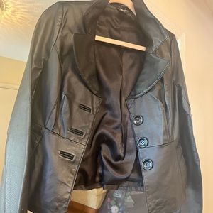 Guess Leather Jacket SIZE SMALL